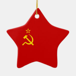 Ornamento De Cerâmica Bandeira da União Soviética