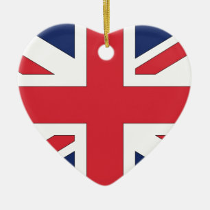 Ornamento De Cerâmica bandeira da União/ União do Reino Unido