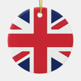 Ornamento De Cerâmica bandeira da União/ União do Reino Unido