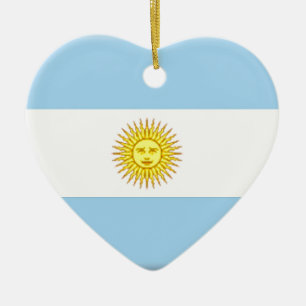 Ornamento De Cerâmica Bandeira de Argentina