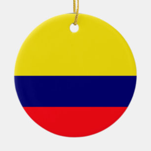 Ornamento De Cerâmica Bandeira de Colômbia