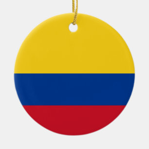 Ornamento De Cerâmica Bandeira de Colômbia