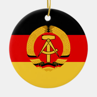 Ornamento De Cerâmica Bandeira de East Germany