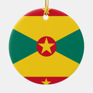 Ornamento De Cerâmica Bandeira de Grenada