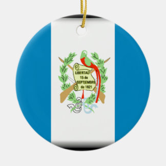 Ornamento De Cerâmica Bandeira de Guatemala