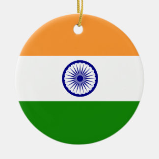 Ornamento De Cerâmica Bandeira de India