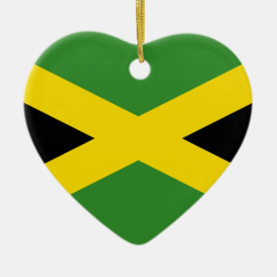 Ornamento De Cerâmica Bandeira de Jamaica, Jamaica