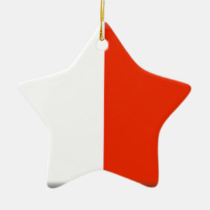 Ornamento De Cerâmica Bandeira de Malta