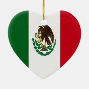 Ornamento De Cerâmica Bandeira de México