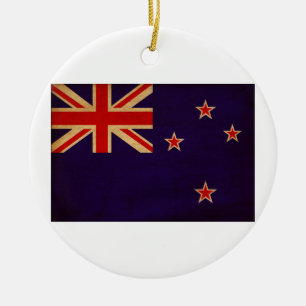 Ornamento De Cerâmica Bandeira de Nova Zelândia