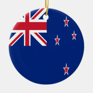 Ornamento De Cerâmica Bandeira de Nova Zelândia