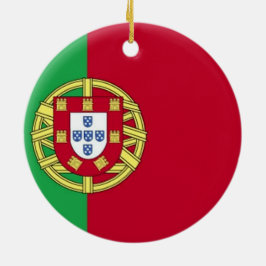 Ornamento De Cerâmica Bandeira de Portugal