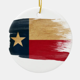 Ornamento De Cerâmica Bandeira de Texas