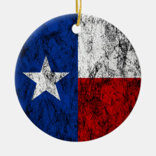 Ornamento De Cerâmica bandeira de texas