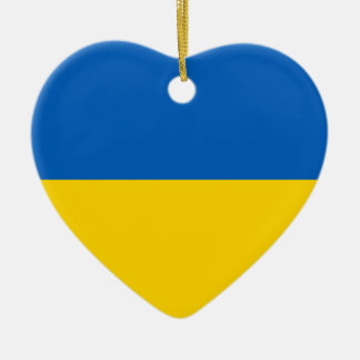 Ornamento De Cerâmica Bandeira de Ucrânia - bandeira ucraniana -