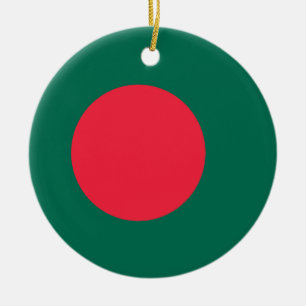 Ornamento De Cerâmica Bandeira do Bangladesh
