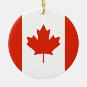 Ornamento De Cerâmica Bandeira do Canadá