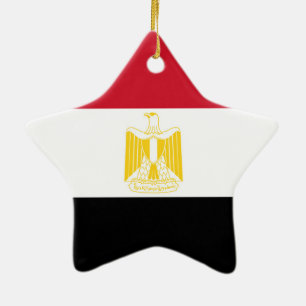 Ornamento De Cerâmica Bandeira do Egito