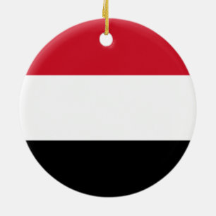 Ornamento De Cerâmica Bandeira do Iémen