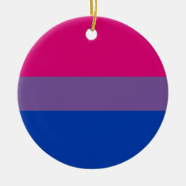 Ornamento De Cerâmica Bandeira do Orgulho Bissexual