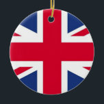 Ornamento De Cerâmica Bandeira do Reino Unido<br><div class="desc">Bandeira do Reino Unido</div>