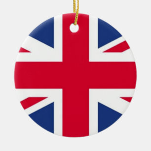 Ornamento De Cerâmica Bandeira do Reino Unido