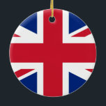 Ornamento De Cerâmica Bandeira do Reino Unido<br><div class="desc">Bandeira do Reino Unido</div>