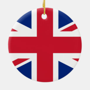 Ornamento De Cerâmica Bandeira do Reino Unido