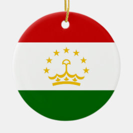 Ornamento De Cerâmica Bandeira do Tajiquistão
