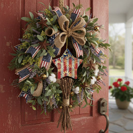 Ornamento De Cerâmica Bandeira e girassóis