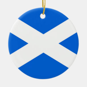 Ornamento De Cerâmica Bandeira escocesa orncn