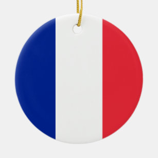 Ornamento De Cerâmica Bandeira França