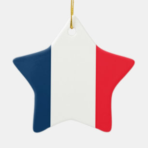 Ornamento De Cerâmica Bandeira francesa
