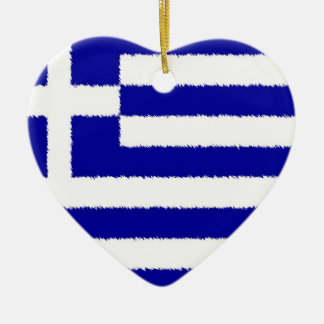 Ornamento De Cerâmica Bandeira grega