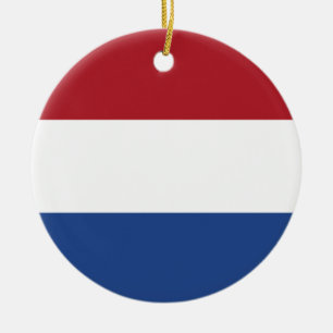 Ornamento De Cerâmica Bandeira Holandesa