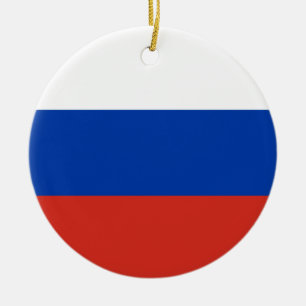 Ornamento De Cerâmica bandeira russa