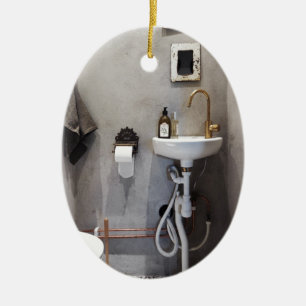 Ornamento De Cerâmica Banheiro Funky