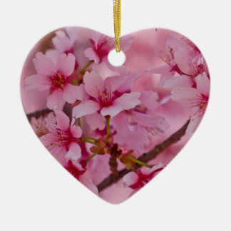Ornamento De Cerâmica Banho de cereja rosa japonês