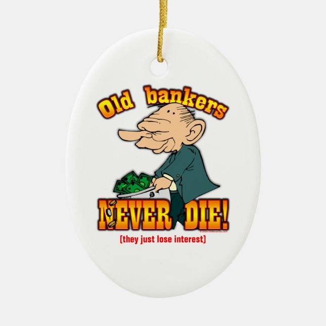 Ornamento De Cerâmica Banqueiros (Frente)