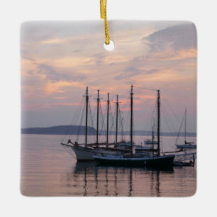 Ornamento De Cerâmica Bar Harbor ships no Sunrise II