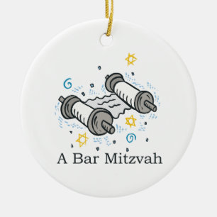 Ornamento De Cerâmica Bar Mitzvah