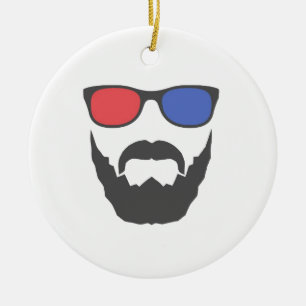 Ornamento De Cerâmica barba 3D