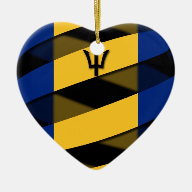 Ornamento De Cerâmica Barbados (Frente)