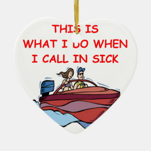 Ornamento De Cerâmica barco