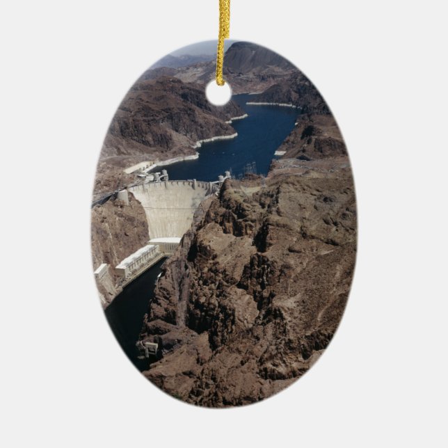 Ornamento De Cerâmica Barragem Hoover (Frente)