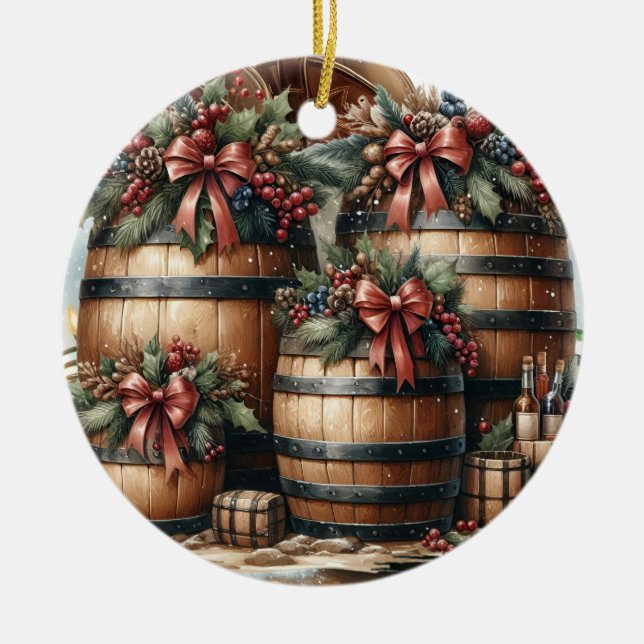 Ornamento De Cerâmica Barris (Frente)