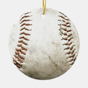 Ornamento De Cerâmica Baseball