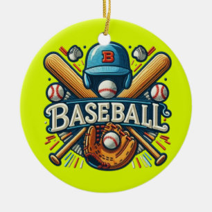 Ornamento De Cerâmica Baseball Classic Essentials / Legenda Retroativa d