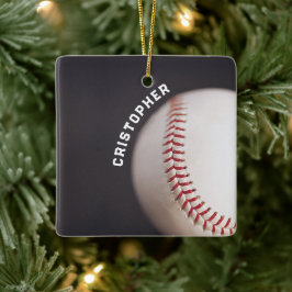 Ornamento De Cerâmica Baseball Personalizado