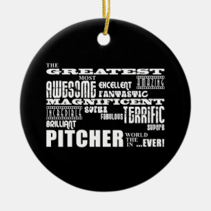 Ornamento De Cerâmica Baseball Pitchers : Maior Pitcher